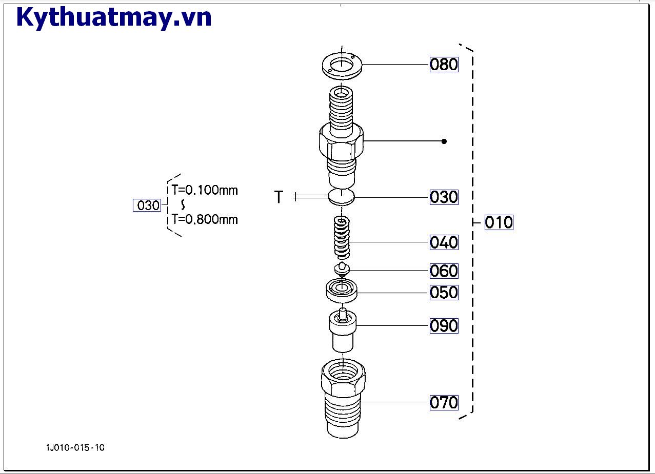 Giá đỡ vòi phun ( link kiện)